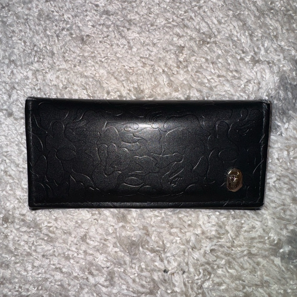 Bape Black Leather Wallet